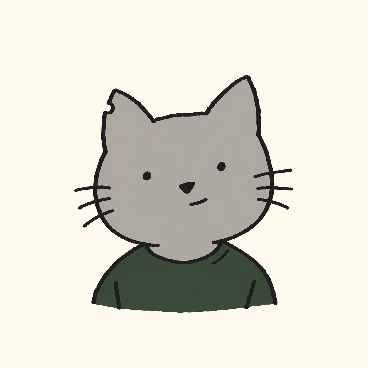 のらたつの猫のアイコン